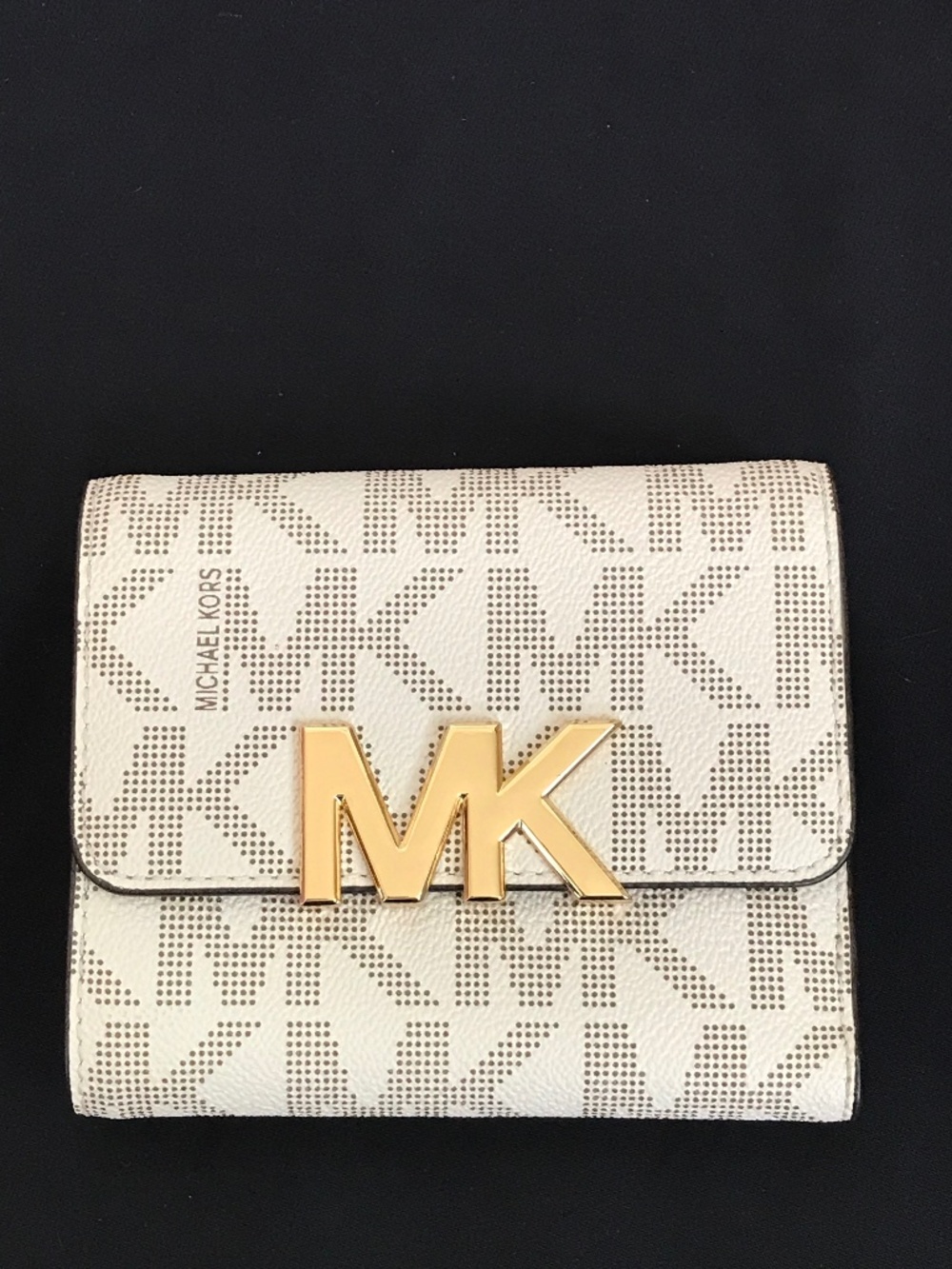 MICHAEL KORS Wallet White Brown